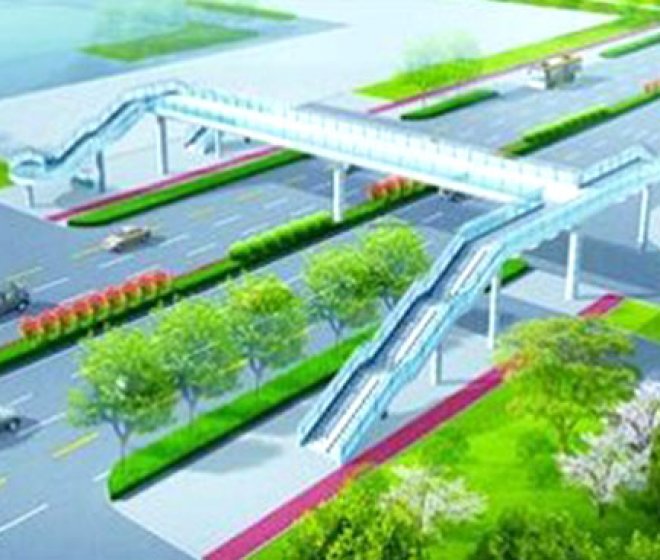 長城路人行天橋